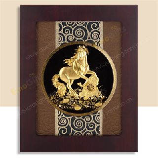 TRANH ĐỒNG MẠ VÀNG 24K