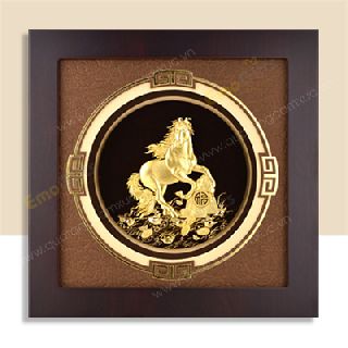 TRANH ĐỒNG MẠ VÀNG 24K