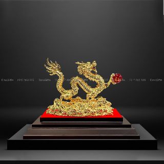  Tượng Rồng Mạ Vàng 24k