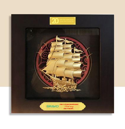 TRANH ĐỒNG MẠ VÀNG 24K