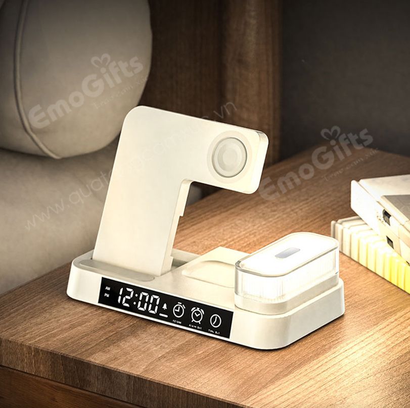 Đế sạc không dây đa năng kiêm đèn ngủ 