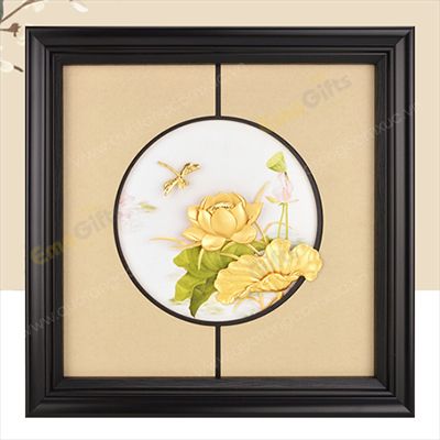 TRANH ĐỒNG MẠ VÀNG 24K