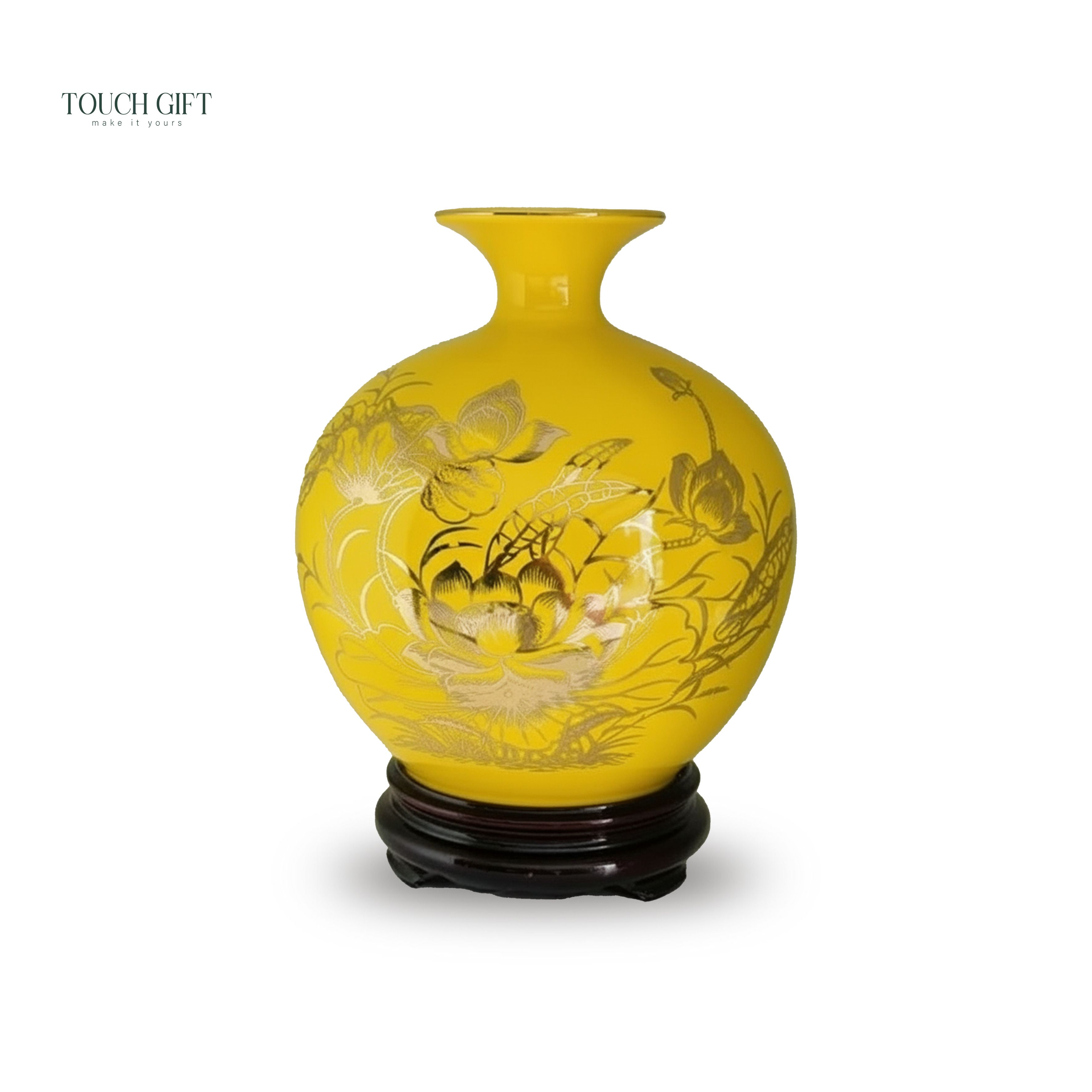 BÌNH HÚT LỘC VẼ VÀNG 