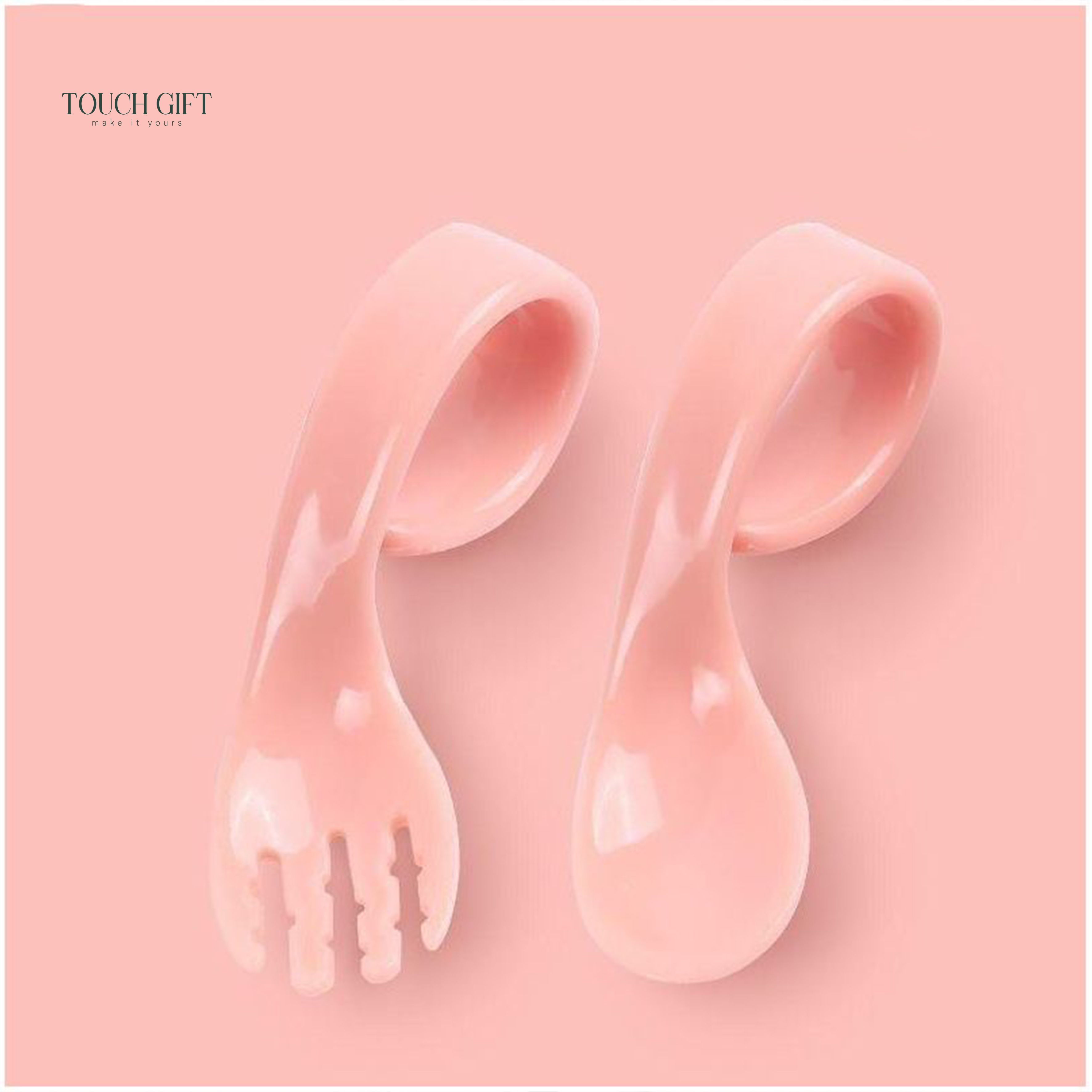 Bộ thìa dĩa tập xúc nhựa  